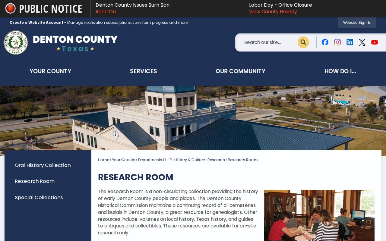 Lewisville city directory research at Denton County Research Room